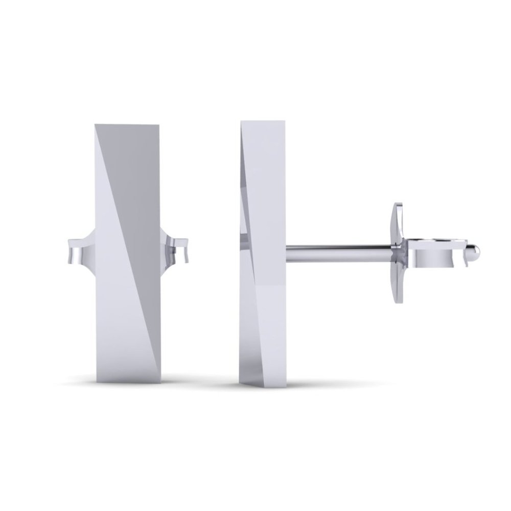 Flex Stud Earrings - Sterling Silver